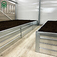 KLASIKA GREENHOUSES - Kit de jardinière surélevées pour une serre 3x10 m, acier galvanisé, Klasika Greenhouses - vignette