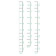 KLASIKA GREENHOUSES - Kit de jardinière surélevées pour une serre 2,5x8 m, acier galvanisé, Klasika Greenhouses - vignette