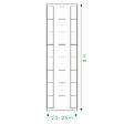 KLASIKA GREENHOUSES - Kit de jardinière surélevées pour une serre 2,5x8 m, acier galvanisé, Klasika Greenhouses - vignette