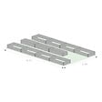 KLASIKA GREENHOUSES - Kit de jardinière surélevées pour une serre 3x4 m, acier galvanisé, Klasika Greenhouses - vignette