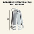 TIBELEC - Lot de 3 support protecteur pour spot encastré - vignette