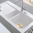 VILLEROY ET BOCH - Cache bonde evier  Or - vignette