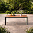 CONCEPT USINE - Table 6 places en bois naturel d'eucalyptus 150cm BAGO - vignette