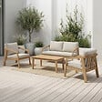 CONCEPT USINE - Salon de jardin 4 places en acacia SAPA - vignette