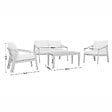 CONCEPT USINE - Salon de jardin 4 places en acacia SAPA - vignette