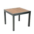 CONCEPT USINE - Table de jardin extensible 180 cm en aluminium et bois d'eucalyptus NIDO - vignette