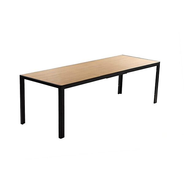 CONCEPT USINE - Salon de jardin 10 places avec table 240cm effet bois ESPERANCE - large