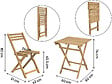 HABITAT ET JARDIN - Ensemble table et chaises de jardin "Aldo" en bois - 2 places - Marron - vignette