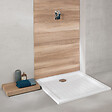 VILLEROY ET BOCH - Receveur O.NOVO extra plat - carré - Dimensions : 100 X 100 cm - Couleur : BLANC - vignette