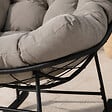CONCEPT USINE - Fauteuil à bascule d'intérieur et d'extérieur gris QUITO - vignette