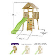 KANGUI - KANGUI Tour de jeux en bois WIKI - Toboggan, mur d'escalade, cabane, échelle - vignette