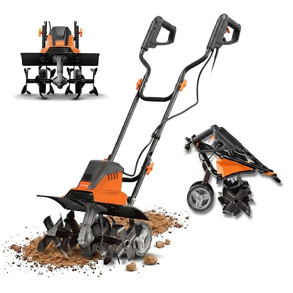 CHESTER - Motobineuse électrique 1500W – 6 fraises, 45 cm de largeur, profondeur 22 cm - CHESTER - large