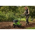 VITO - Motobineuse thermique 5CV 149Cm3 Largeur de Travail 630mm Fraise Ø260mm - Motoculteur à Essence 4T Labourer Jardin Potager VITO - vignette