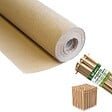 KZ GARDEN - Kit Toile de paillage Papier Kraft 0.9 x 20m + 60 Piquets Bois fixation Paillage Autodégradable Anti mauvaises herbes Jardin - vignette