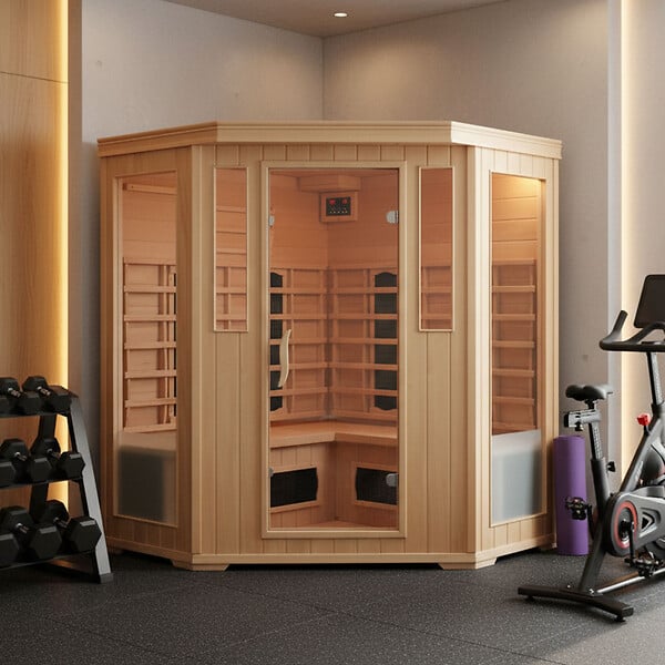 CONCEPT USINE - Cabine de sauna luxe infrarouge 3-4 places NARVIK - large