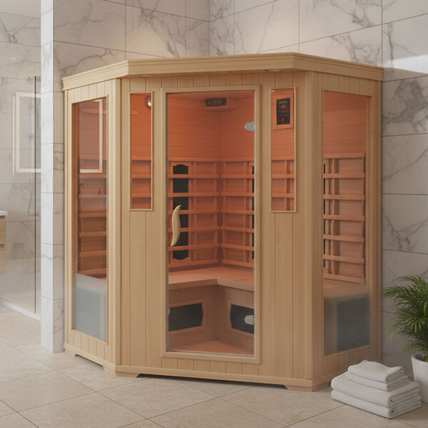 CONCEPT USINE - Cabine de sauna luxe infrarouge 3-4 places NARVIK - large