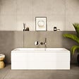 VITRA - Baignoire rectangulaire VitrA Neon 180x80cm + Pare bain gauche AURYS Raywall chromé profilé gauche - vignette