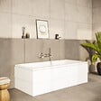 VITRA - Baignoire rectangulaire VitrA Neon 180x80cm + Pare bain gauche AURYS Raywall chromé profilé gauche - vignette