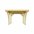 DIRECT-ABRIS - Carport Bois PALERME 1 Voitures - 510 x 340 - Abris pour Voitures - Bois des Regions Nordiques - Pin Traité Autoclave - Design Moderne - vignette