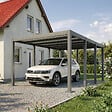 DIRECT-ABRIS - Carport aluminium CARLTON 324 x 550 cm - 1 Voiture - 17,69m2 - Gris anthracite - vignette