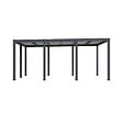 DIRECT-ABRIS - Carport aluminium CARLTON 324 x 550 cm - 1 Voiture - 17,69m2 - Gris anthracite - vignette