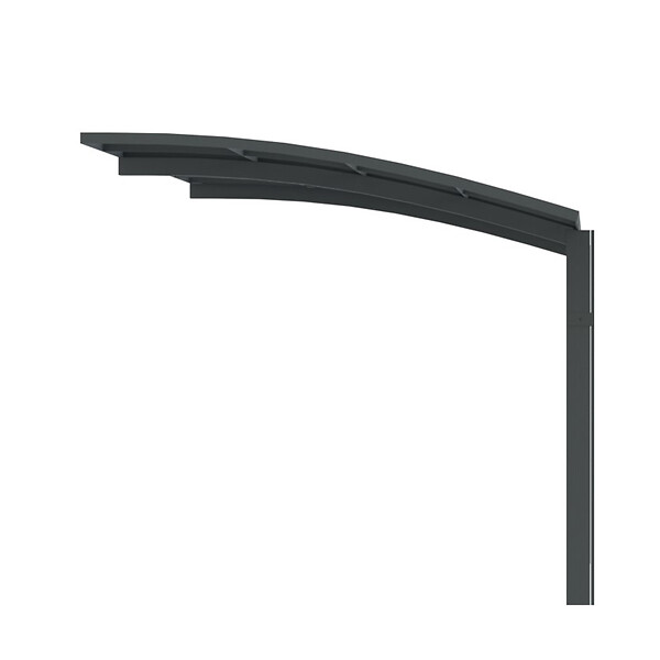 DIRECT-ABRIS - Carport Aluminium Autoportant BOLTON - 500 x 300 – 1 Voiture - Toiture en Polycarbonate Traite Anti-UV - large
