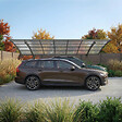 DIRECT-ABRIS - Carport Aluminium Autoportant BOLTON - 500 x 600 - 2 Voiture - Toiture en Polycarbonate Traite Anti-UV - vignette