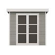 DIRECT-ABRIS - Abri de Jardin Composite ALMA - 7m2 - Gris clair - Cabane de jardin - vignette