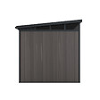 DIRECT-ABRIS - Abri de Jardin Bois Composite 4m2 Gris 237x223x227cm EVORA - Cabane a Outils - Local a Vélo - vignette