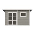 DIRECT-ABRIS - Abri de Jardin Composite ALMA - 15m2 Gris clair - Cabane de Jardin - vignette