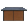DIRECT-ABRIS - Abri de Jardin Composite ISORA - Surface intérieure : 20m2 - Brun - vignette