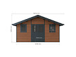 DIRECT-ABRIS - Abri de Jardin Composite ISORA - Surface intérieure : 20m2 - Brun - vignette