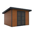 DIRECT-ABRIS - Abri de Jardin Composite ALMA - 9m2 Brun - Cabane de Jardin - vignette