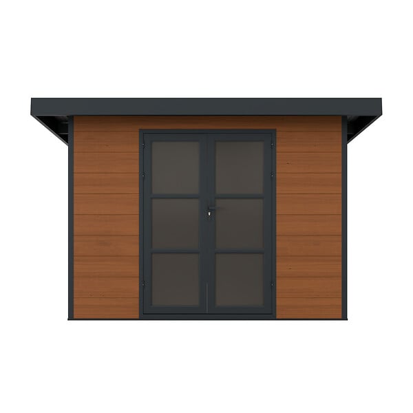 DIRECT-ABRIS - Abri de Jardin Composite ALMA - 9m2 Brun - Cabane de Jardin - large
