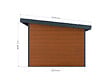 DIRECT-ABRIS - Abri de Jardin Composite ALMA - 9m2 Brun - Cabane de Jardin - vignette