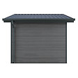 DIRECT-ABRIS - Abri de Jardin Composite ISORA - 12m2 Gris - Cabane Atelier / Abri Velo - vignette