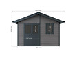 DIRECT-ABRIS - Abri de Jardin Composite ISORA - 12m2 Gris - Cabane Atelier / Abri Velo - vignette