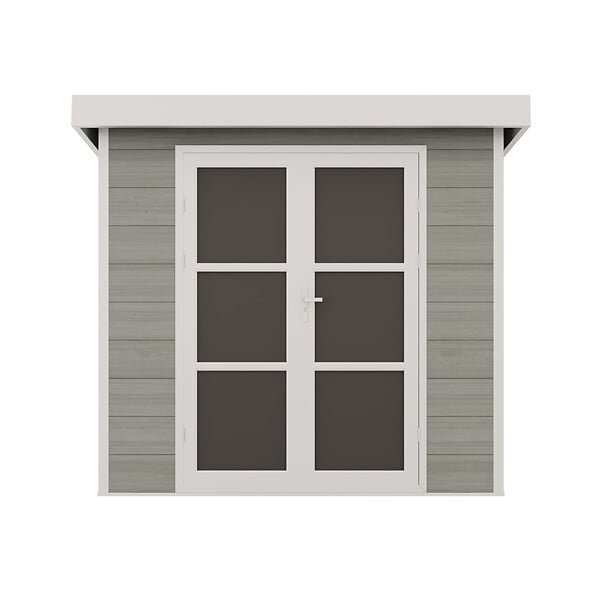 DIRECT-ABRIS - Abri de Jardin Composite ALMA - 5m2 - Gris clair - Cabane de jardin - large