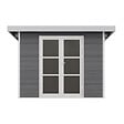 DIRECT-ABRIS - Abri de Jardin Composite ALMA - 7m2 - Gris/blanc - Cabane de jardin - vignette