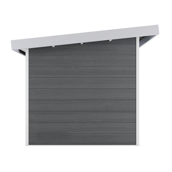 DIRECT-ABRIS - Abri de Jardin Composite ALMA - 7m2 - Gris/blanc - Cabane de jardin - large