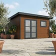DIRECT-ABRIS - Abri de Jardin Composite ALMA - 15m2 - Brun - Cabane de Jardin - vignette