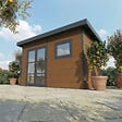 DIRECT-ABRIS - Abri de Jardin Composite ALMA - 15m2 - Brun - Cabane de Jardin - vignette
