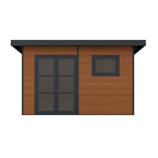 DIRECT-ABRIS - Abri de Jardin Composite ALMA - 15m2 - Brun - Cabane de Jardin - large