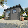 DIRECT-ABRIS - Abri de Jardin Composite ALMA - 15m2 Gris - Cabane de Jardin - vignette