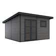DIRECT-ABRIS - Abri de Jardin Composite ALMA - 15m2 Gris - Cabane de Jardin - vignette