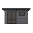 DIRECT-ABRIS - Abri de Jardin Composite ALMA - 15m2 Gris - Cabane de Jardin - vignette
