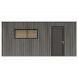 DIRECT-ABRIS - Garage Composite SILVERSTONE - Bardage Couleur Ardoise - Surface : 20m2 - Porte Sectionnelle Motorisée - 2 télécommandes - Double Vitrage - vignette