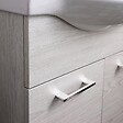 KIAMAMI VALENTINA - Armoire De Salle De Bains De 65 Cm En Chêne Blanc, À Poser Au Sol | Rimini - vignette