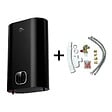 SANNOVER - Chauffe Eau Electrique Plat Mural Multipositions Kimoro Noir 100 Litres Sannover + Kit d'Installation Complet NF - vignette