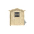 ALTANKA - Abri de jardin en bois - 5.7m2 - 1.9x3m - Ep. 28mm - Couleur: naturel - DOM662 - vignette